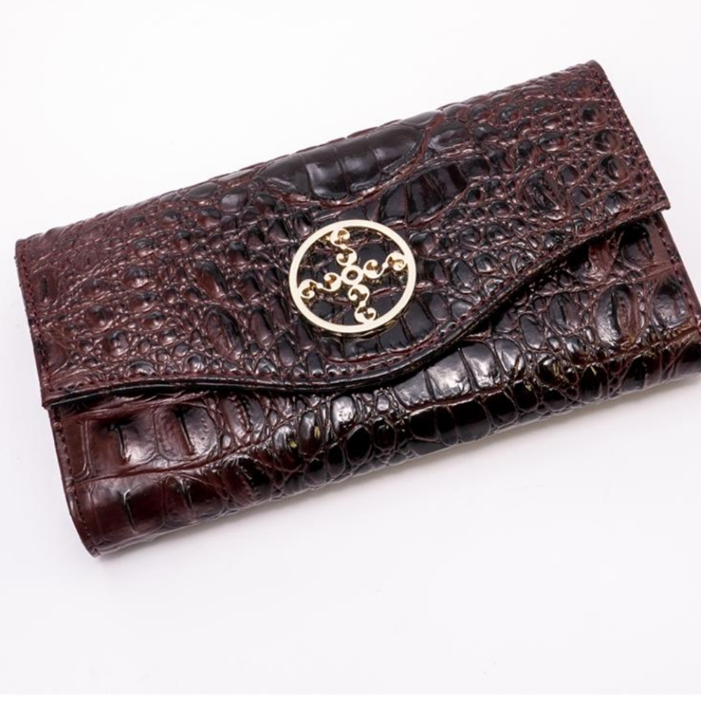 Stauer Avalon Crocodile Embossed Wallet